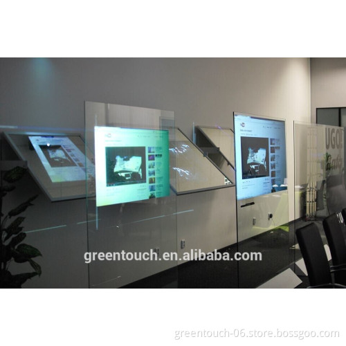 24" usb interactive dual touch screen Foil film, Holographic projection Foil for Kiosk/advertising player